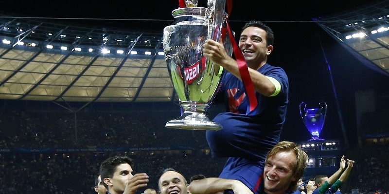 Xavi giúp Barca có 8 lần vô địch Champions League